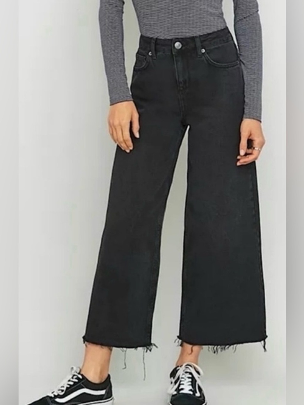 BDG Jeans High Rise Black Wide Leg Womens Size 26